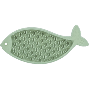 Lick'n'Snack Mat - sage green Fish