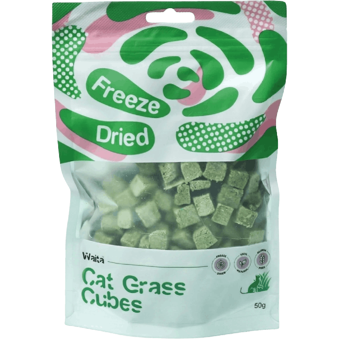 Waita Chicken & Grass Cubes treats 50g
