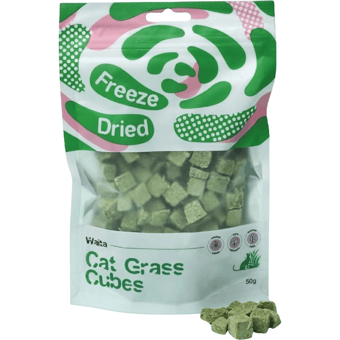 Waita Chicken & Grass Cubes treats 50g