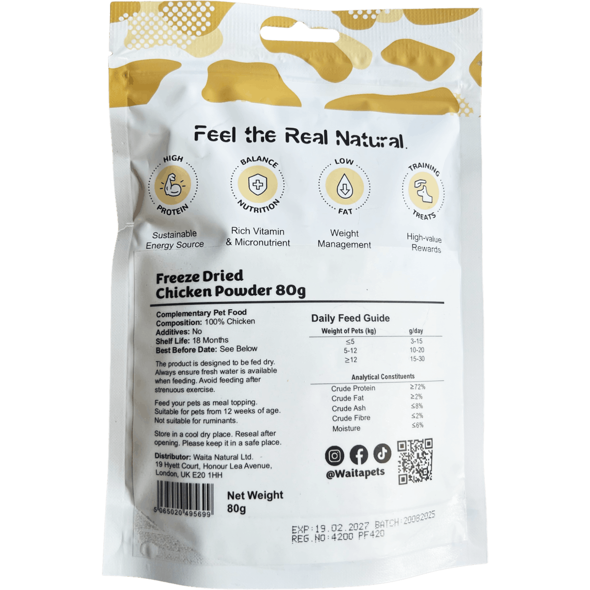 Waita Chicken Powder Topper 80g