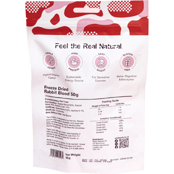 Waita Rabbit Blood treats 50g