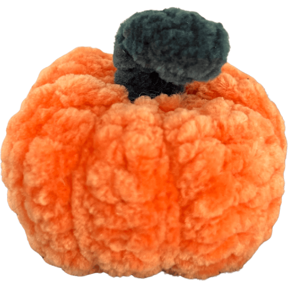 Handmade crochet pumpkin