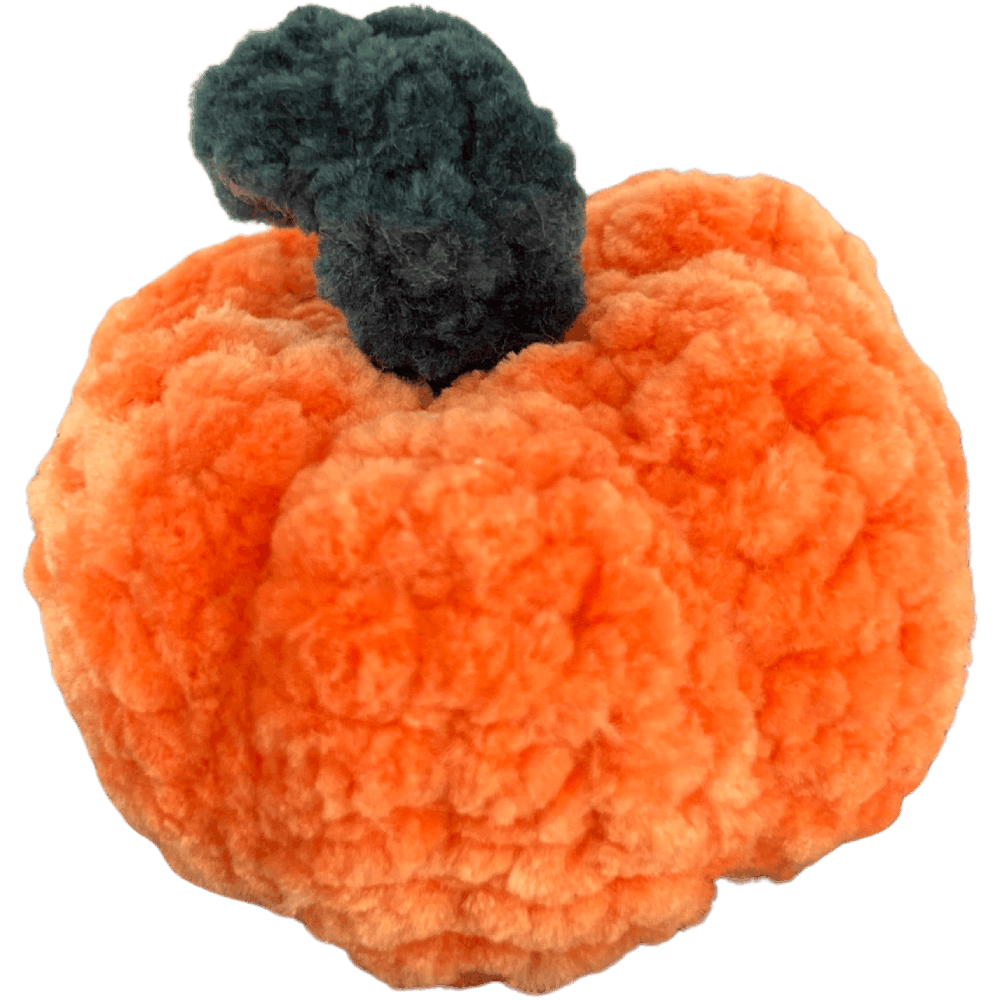 Handmade crochet pumpkin