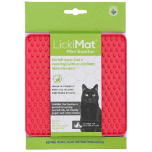 LickiMat Mini Soother in packaging - Red