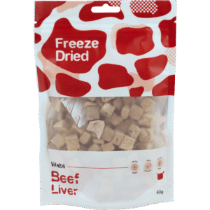 Waita Beef Liver Cubes treats 60g
